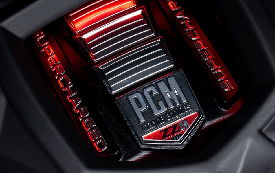 The supercharged PCM ZZ8S marine engine